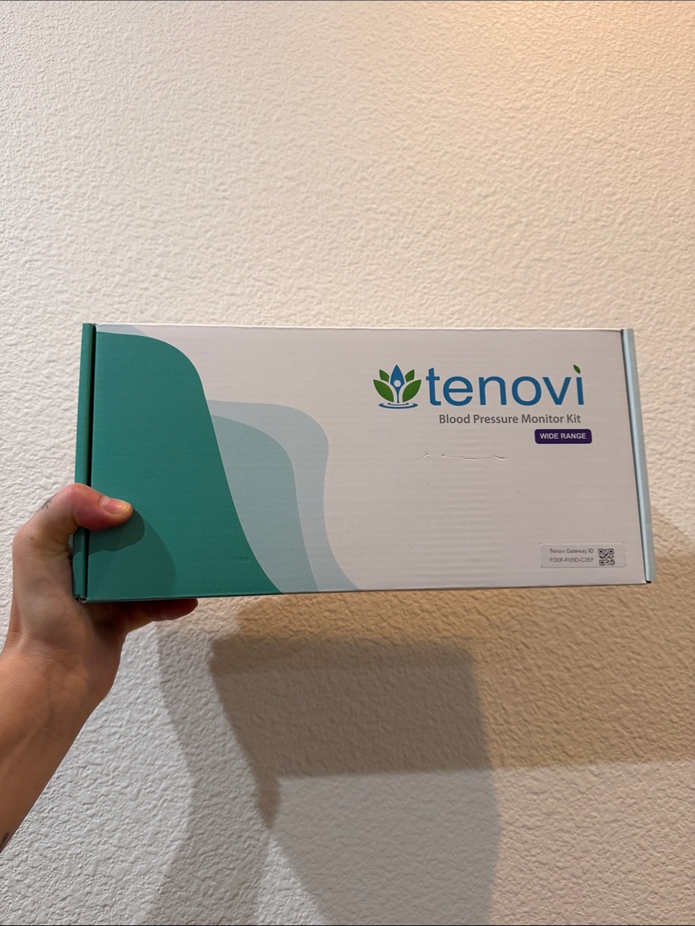 Tenovi Blood Pressure Monitor Kit - Teal & White